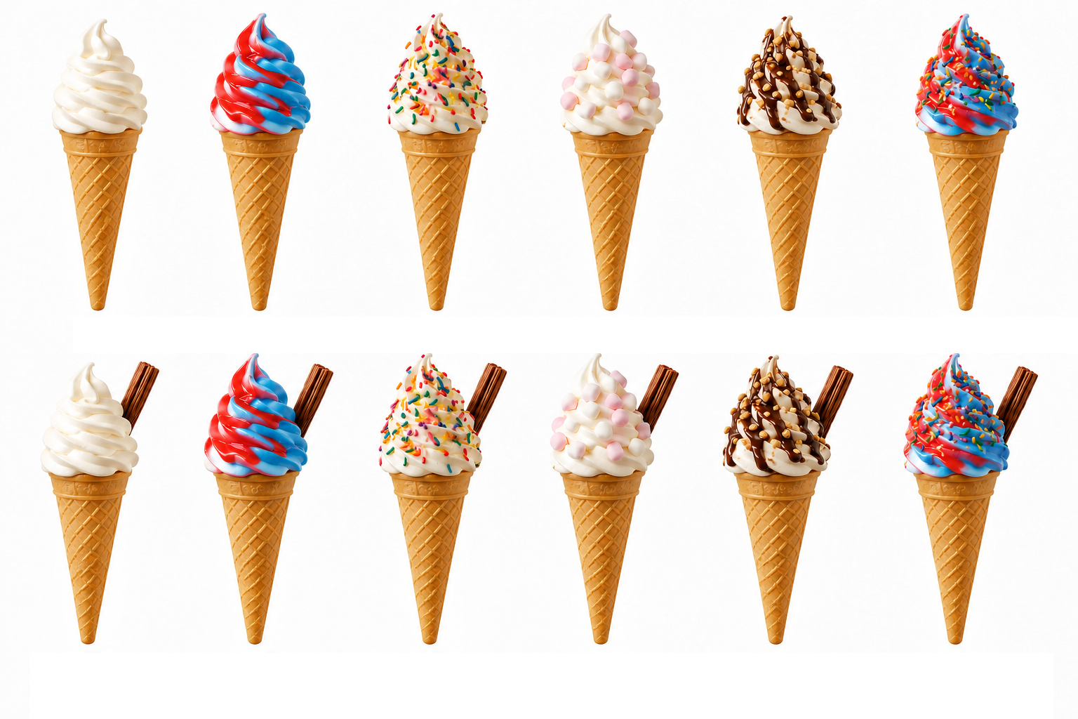 The Cool Catering Company Single Ice Cream Cones